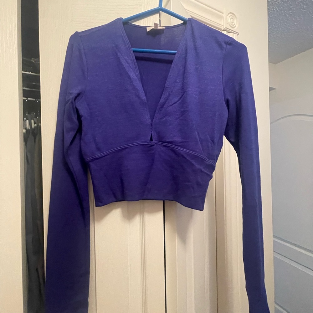 Wilfred Free long sleeve crop top